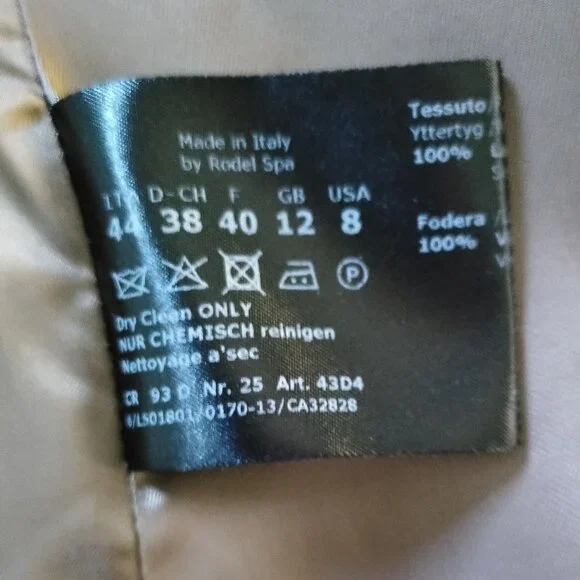 Cinzia Rocca Shawl-Collar Wool Maxi Coat,Taupe size 8 - Picture 10 of 16